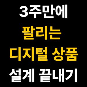 🎯 왕초보를 위한 자동으로 월 300 벌어다준, 팔리는 디지털 상품 설계 노하우